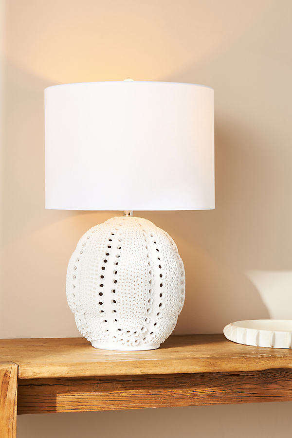 Anthropologie Lunar Table Lamp In White