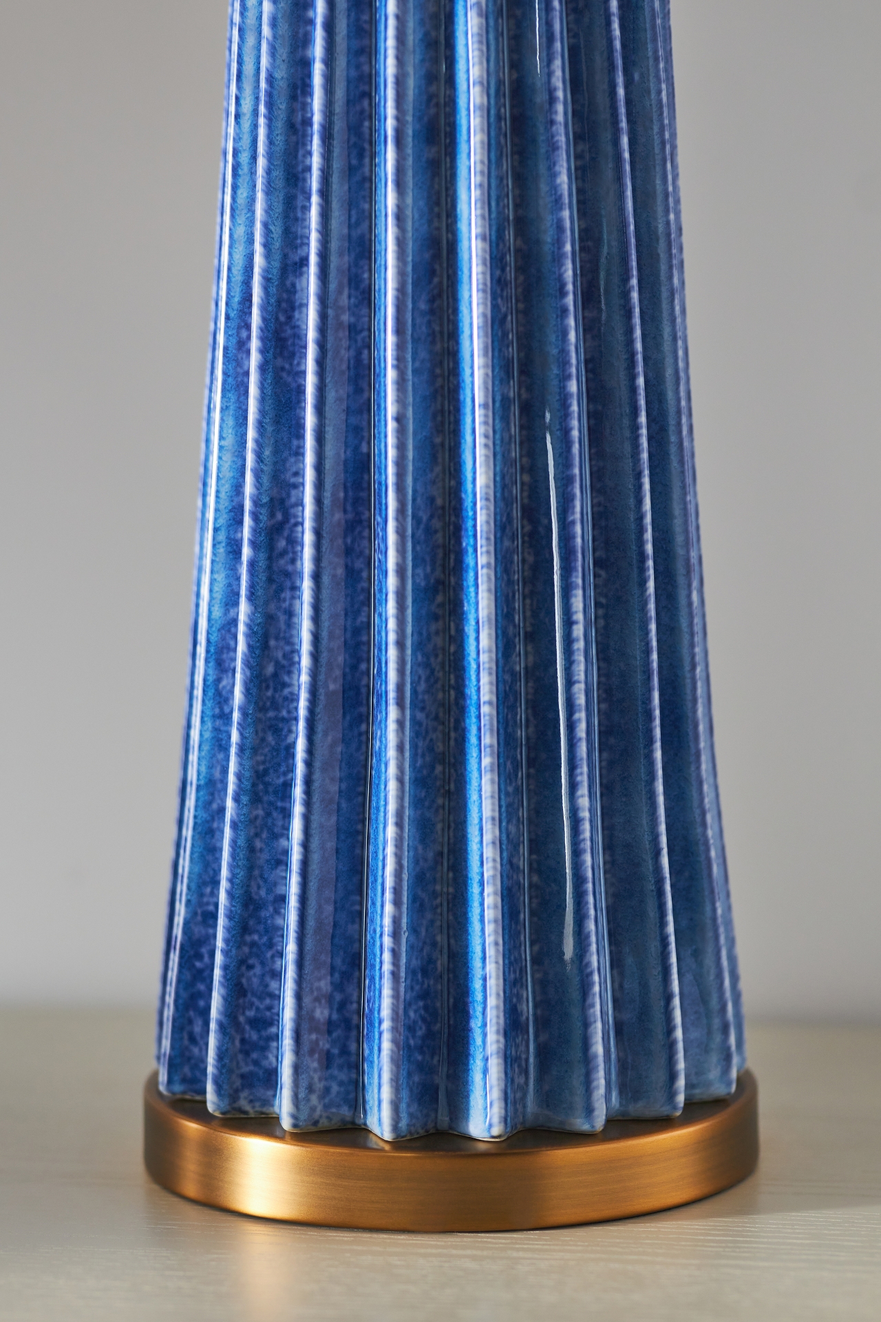 Pleated Ceramic Table Lamp