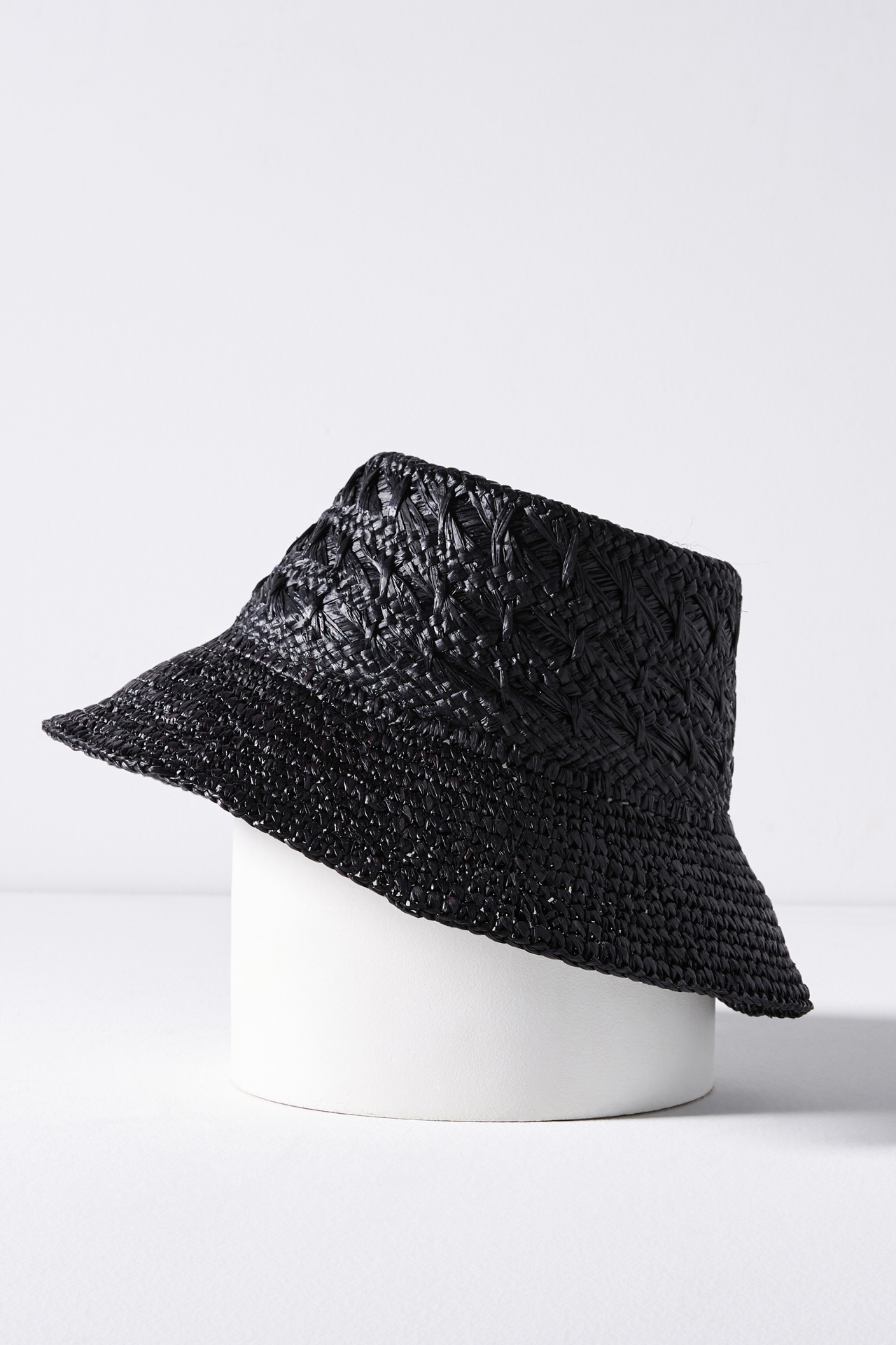Wyeth Double-Weave Straw Bucket Hat