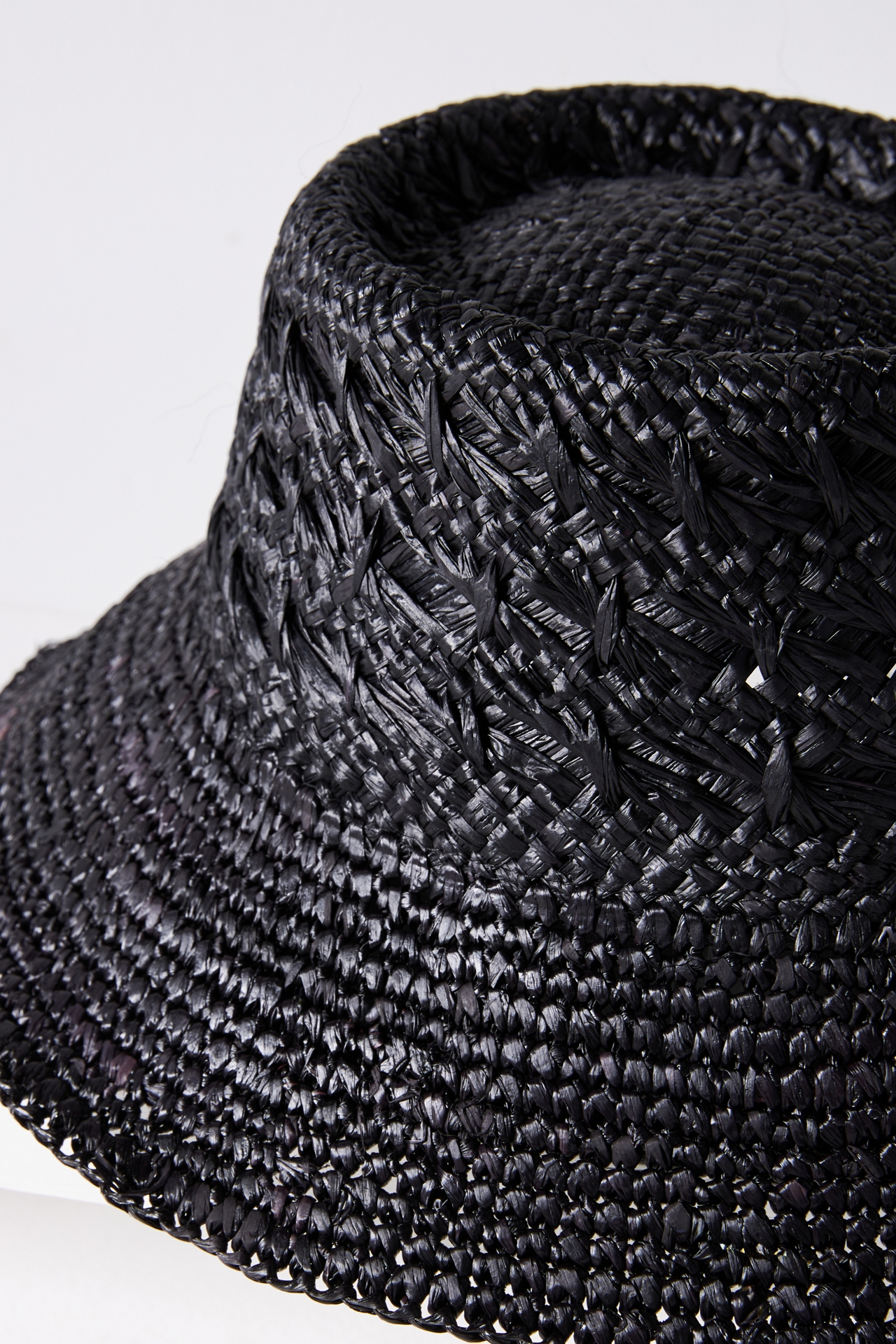 Wyeth Double-Weave Straw Bucket Hat