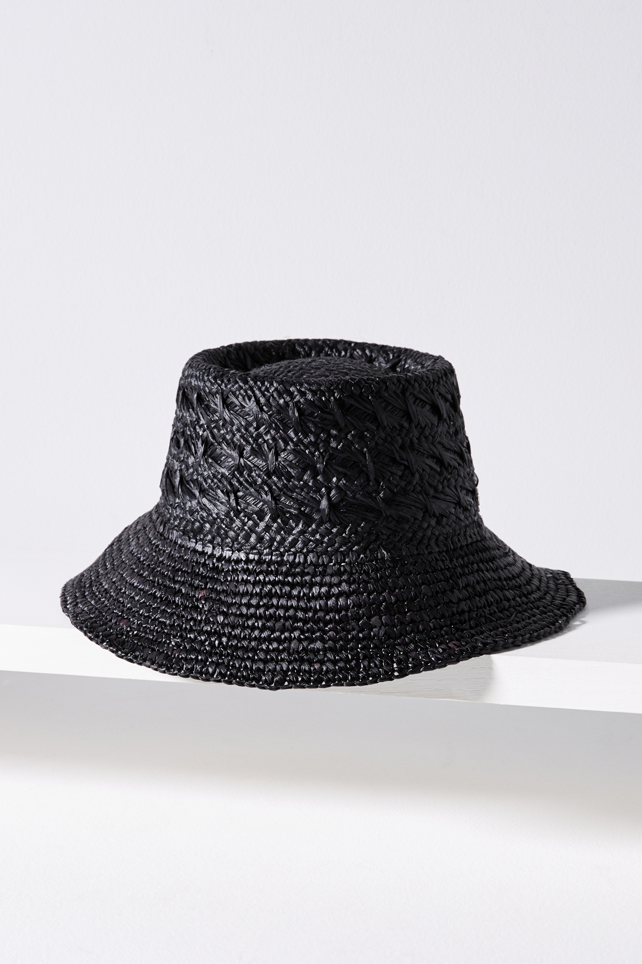Wyeth Double-Weave Straw Bucket Hat