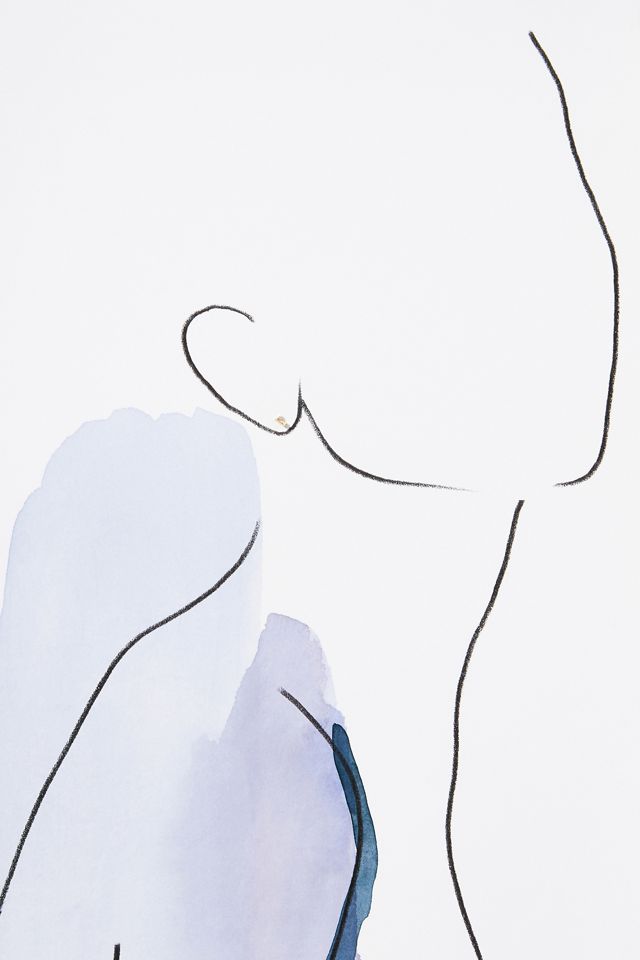 Gold Diamond Post Earrings #2