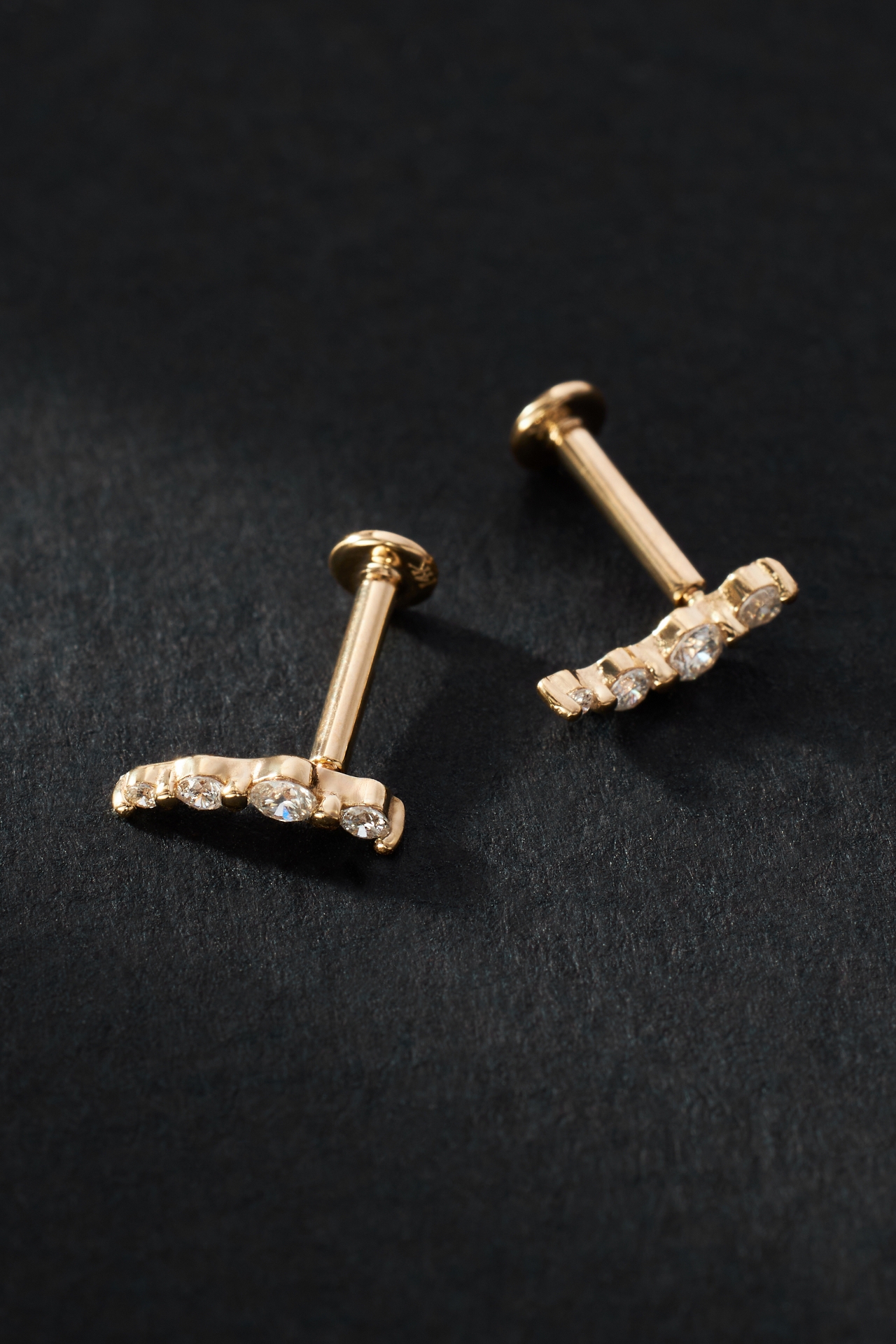 Diamond Crawler Earrings