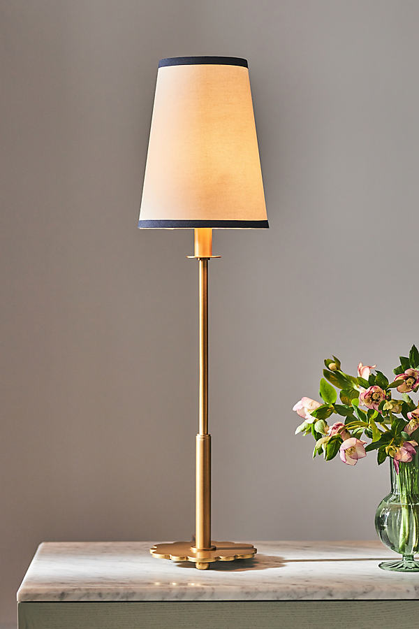 Anthropologie Daisy Buffet Lamp In Yellow