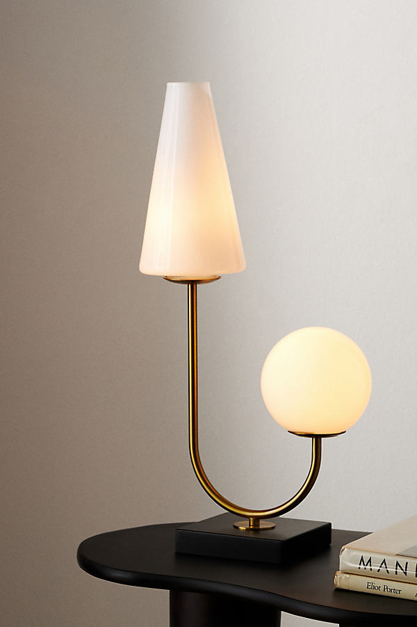 Anthropologie Avalora Table Lamp In Gold