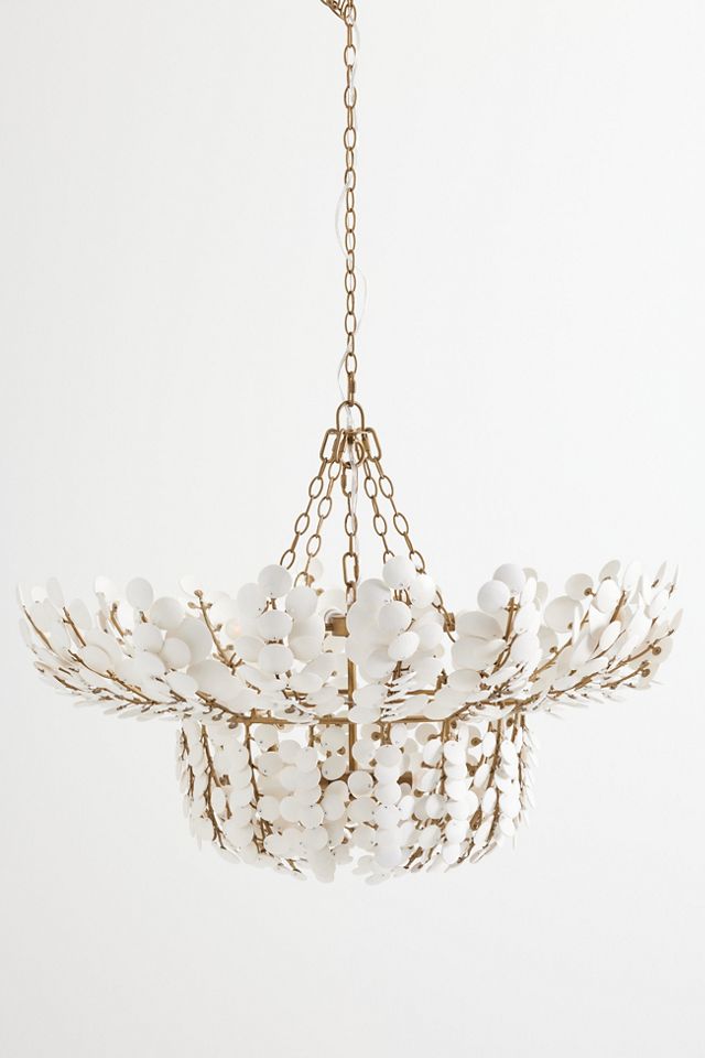 Bilal Large Coconut Chandelier #1