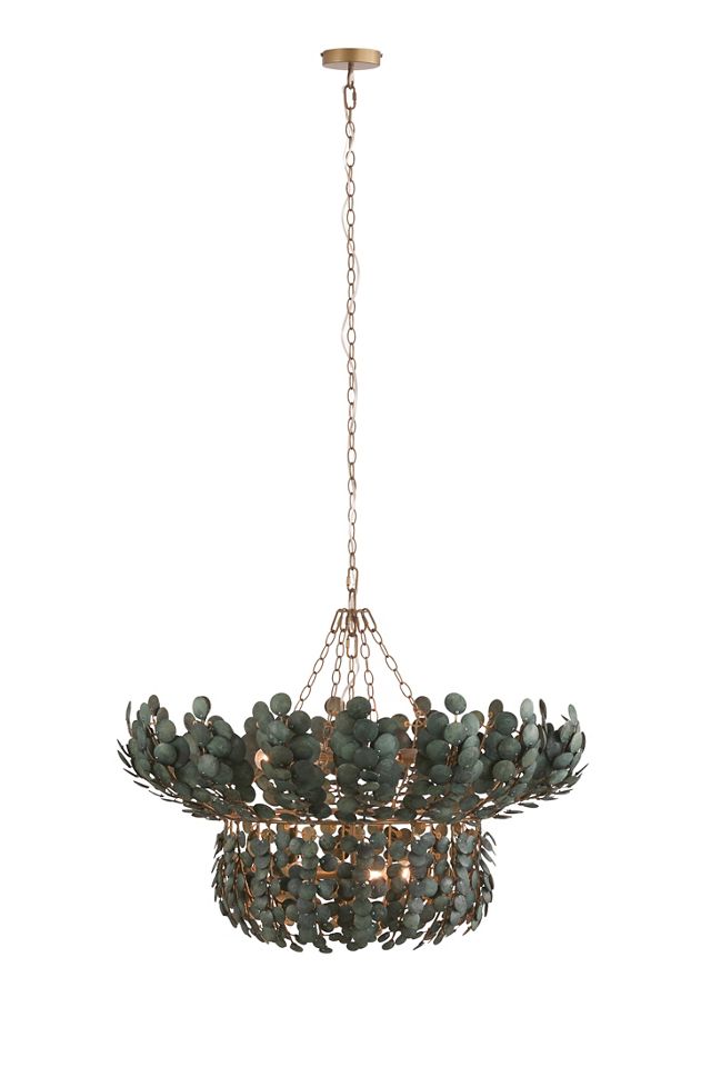 Bilal Large Coconut Chandelier #4