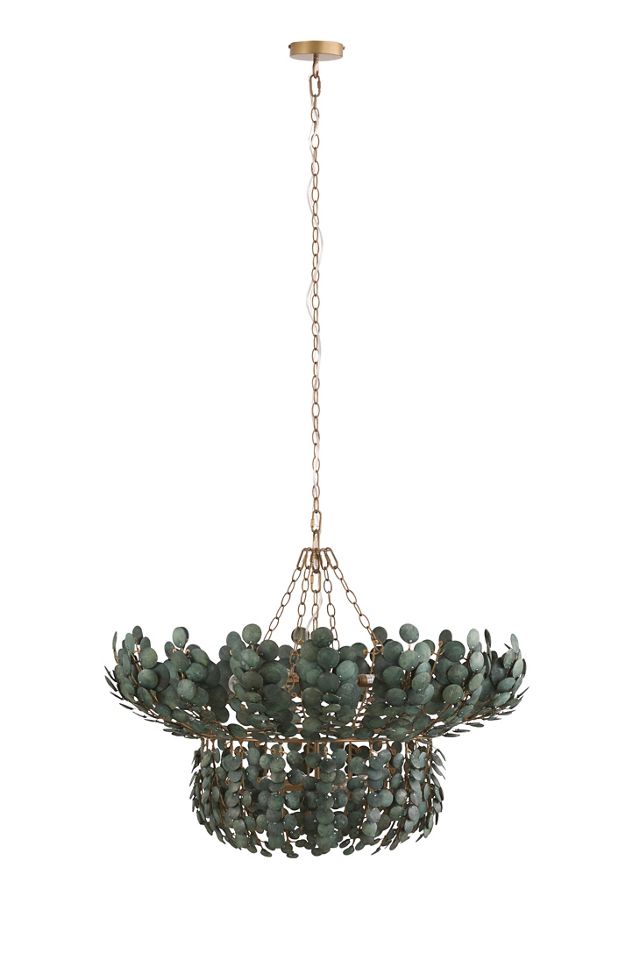 Bilal Large Coconut Chandelier #5