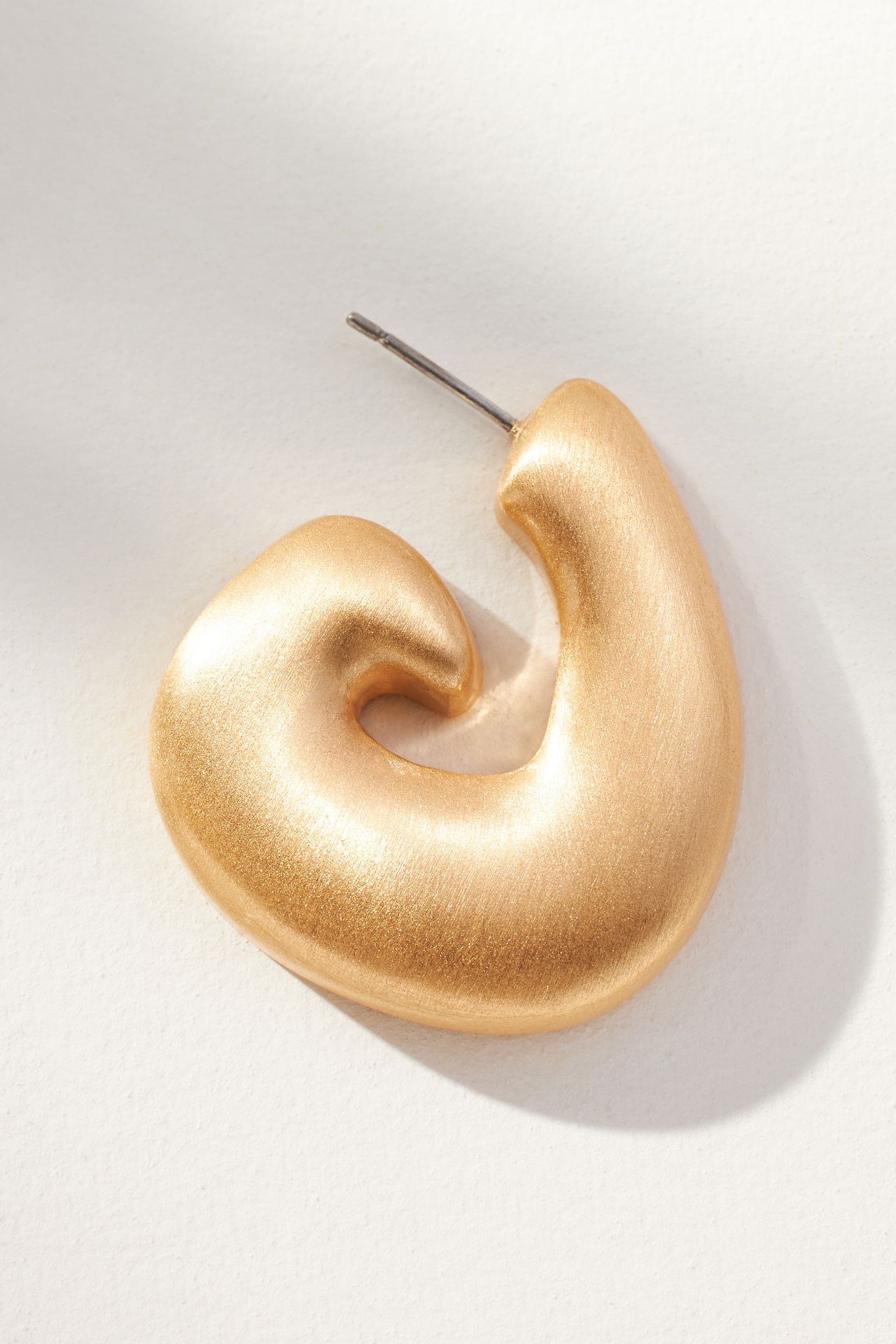 Metal Swirl Earrings