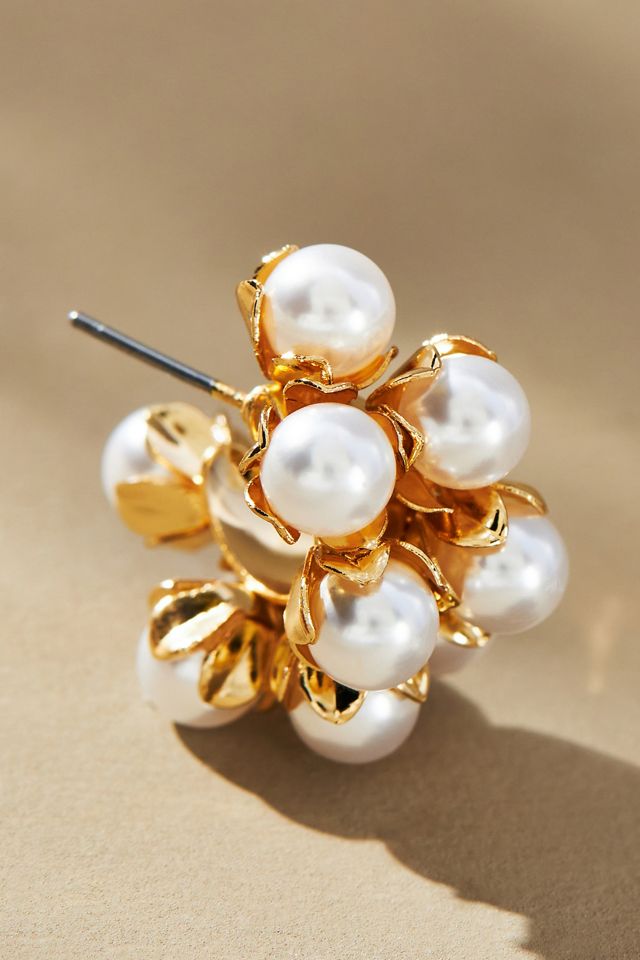 All Around Pearl Post Earrings #1