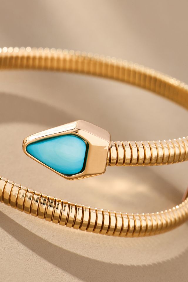 Stone Serpent Wrap Bracelet #1