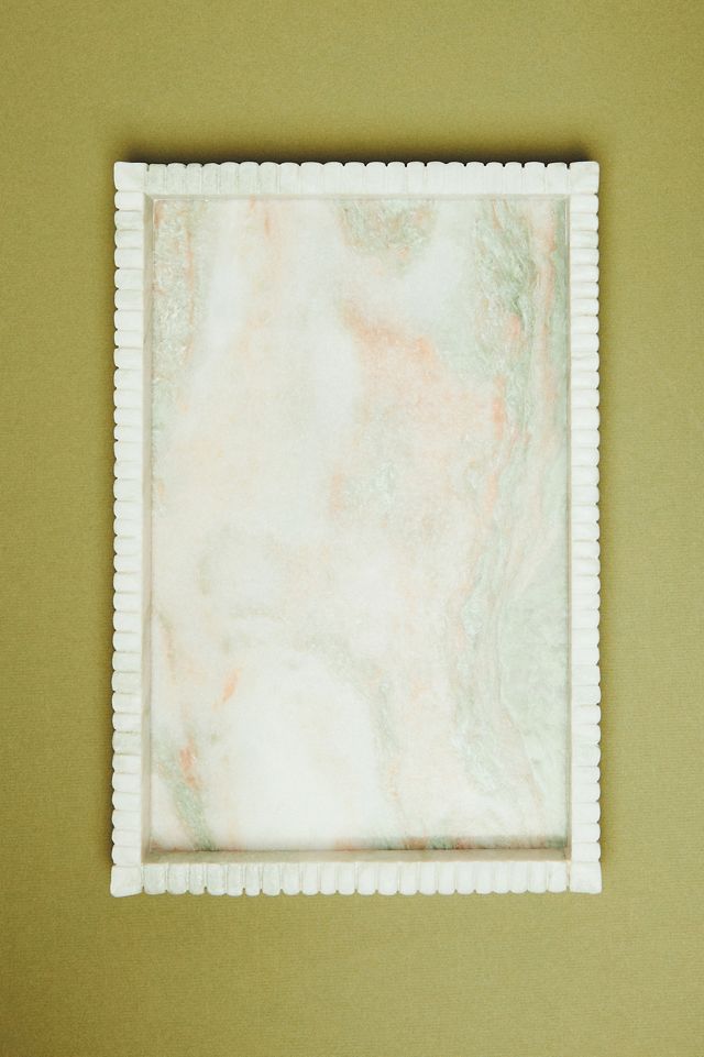 Green Onyx Marble Tray #1