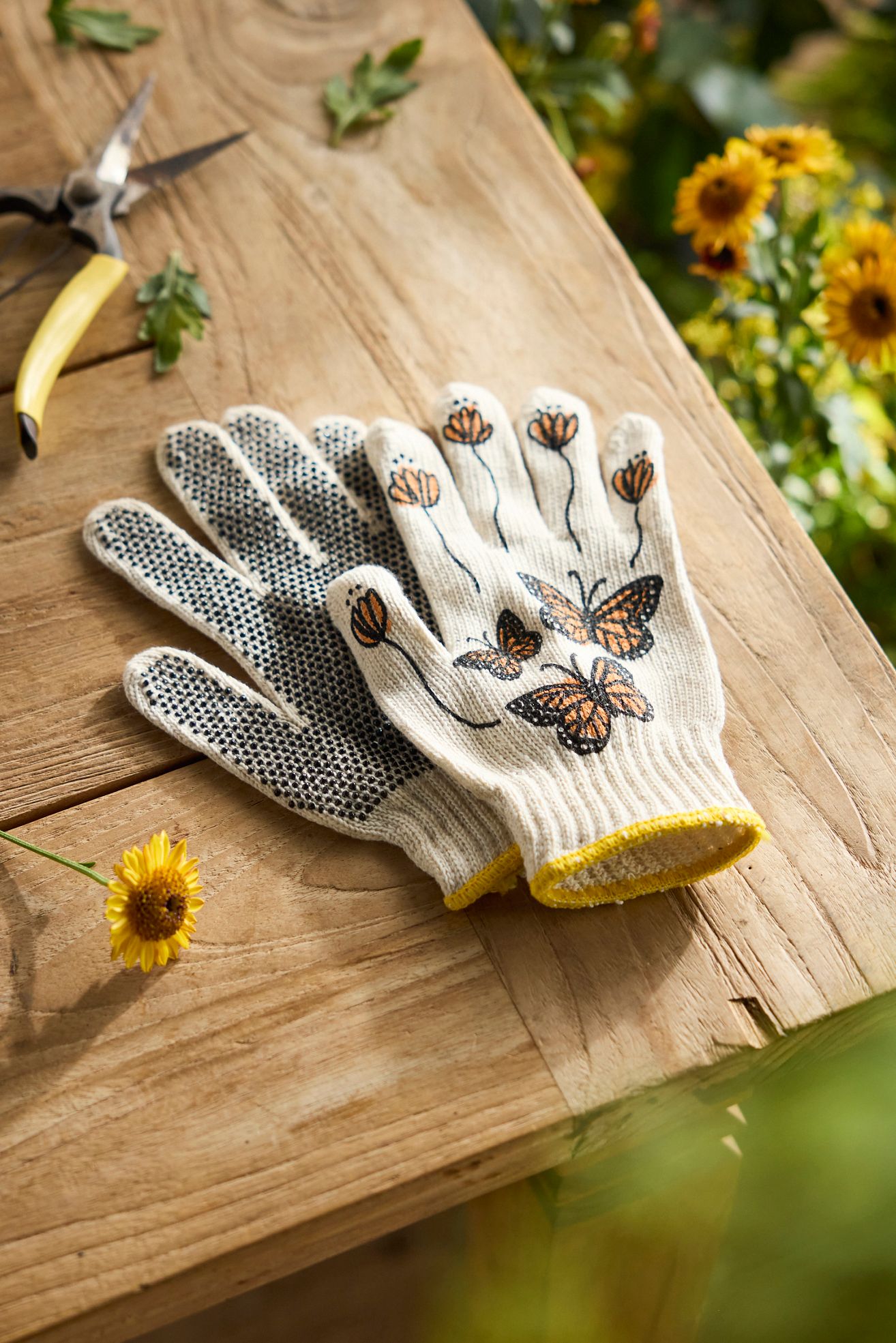 Butterfly Garden Gloves - Multi, Standard, One Size