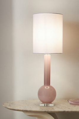 Anthropologie Studio Table Lamp In Purple