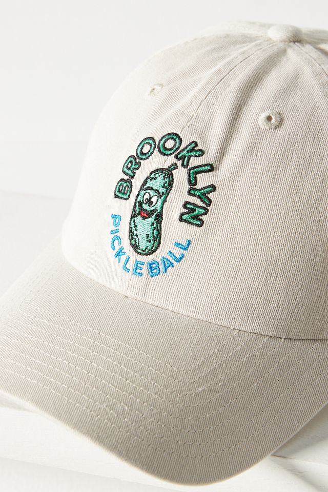 Anthropologie Pickleball Yellow Baseball Cap with White Embroidery American Needle Brooklyn Pickleball Baseball Cap | Anthropologie main image 2