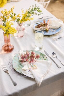 Lulie Wallace Melamine Plates, Set of 3 Floral