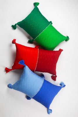 Shop Archive New York Holiday Colorblocked Antigua Pillow