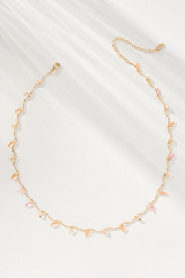 By Anthropologie Drippy Crystal Necklace