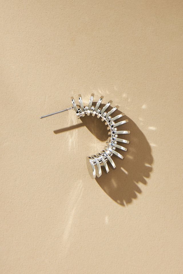 Coiled Hoop Earrings #1