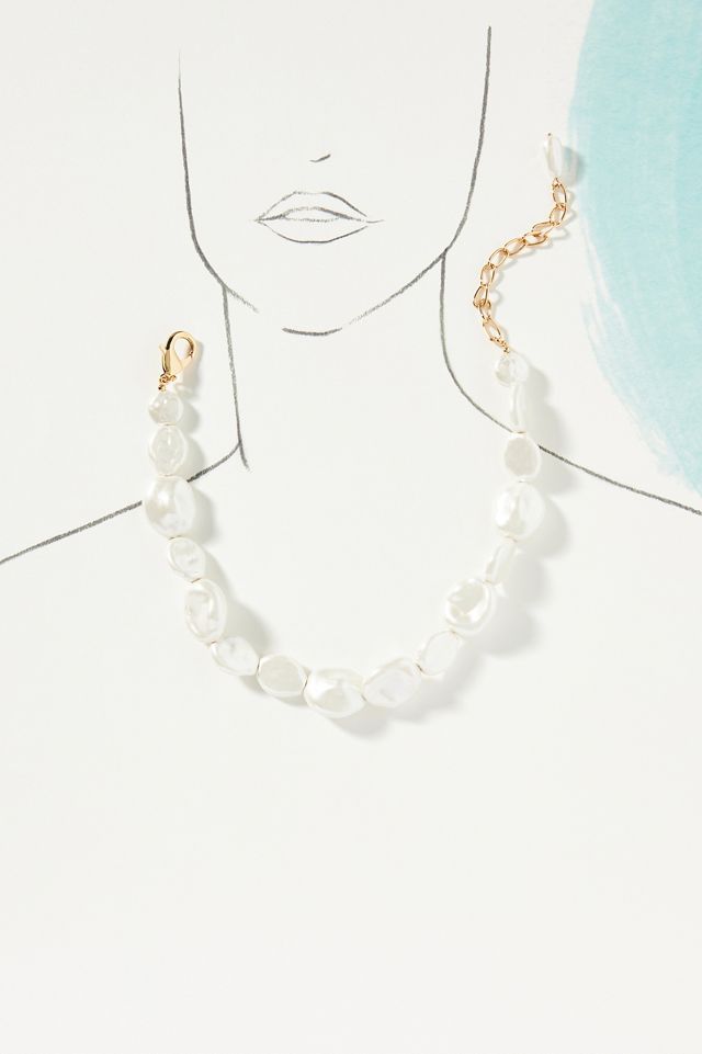 Chunky Pearl Necklace #3