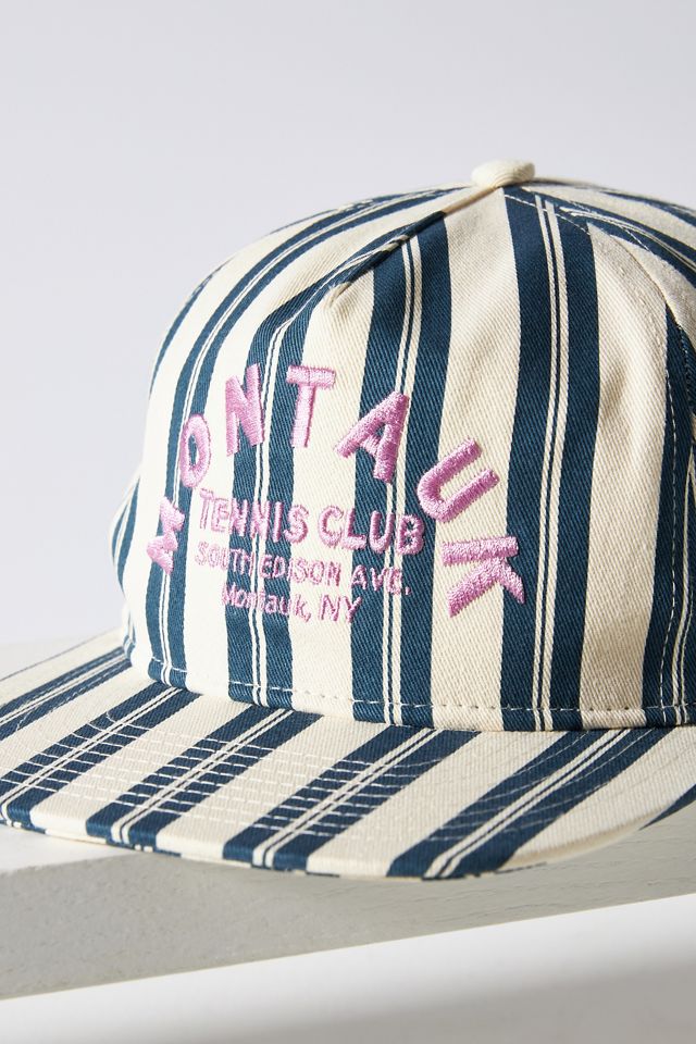 Coney Island Picnic Montauk Stripe Baseball Cap | Anthropologie display picture 2