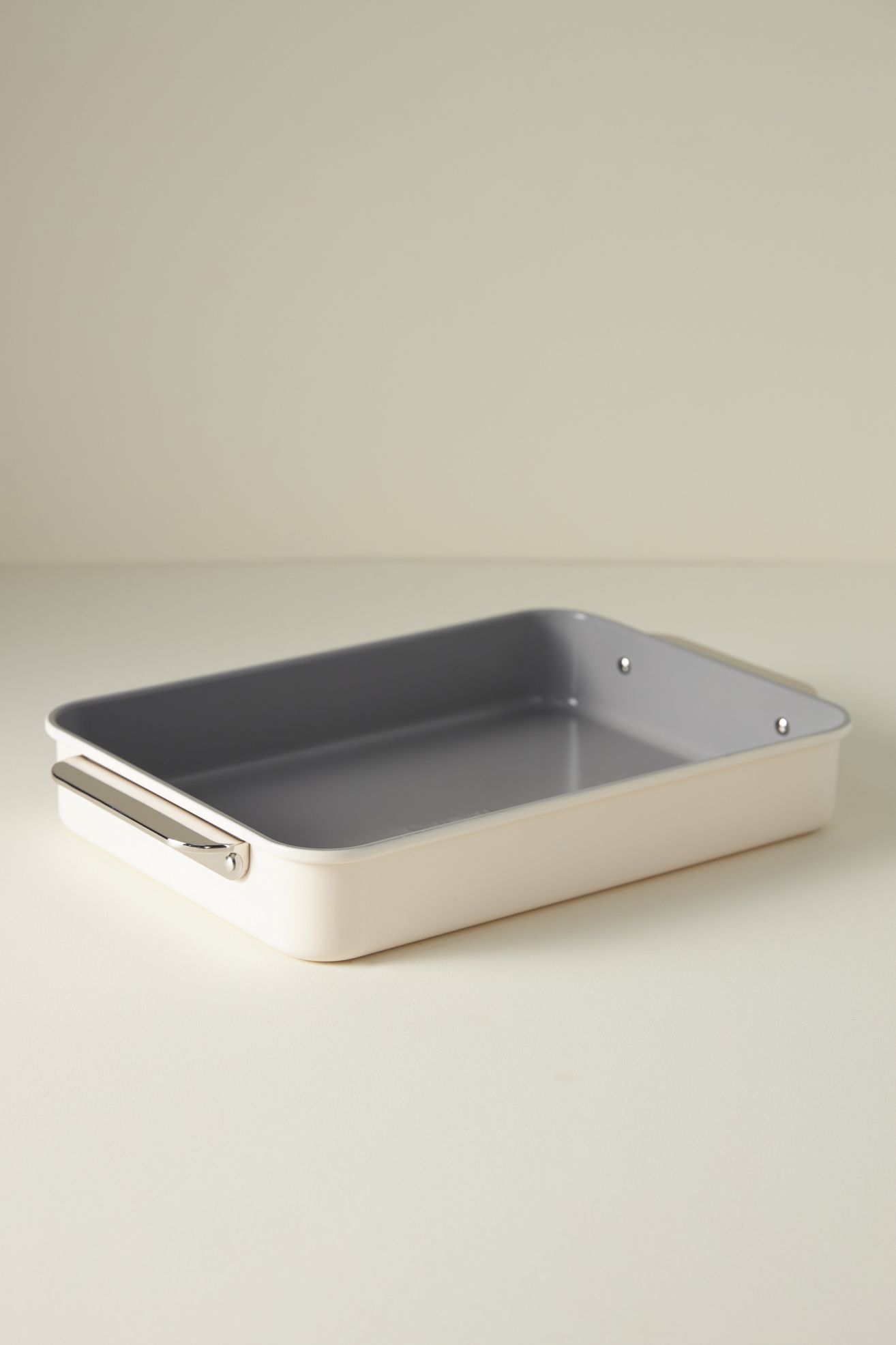 Caraway Rectangle Pan - Cream, One Size