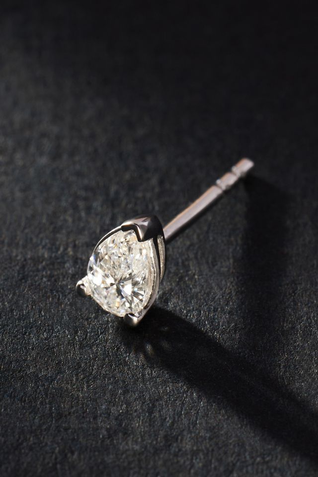Pear-Cut 0.5ct Diamond Earrings #1