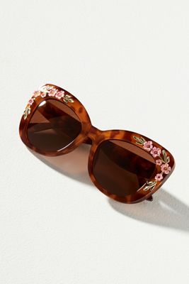 rosarymoon Cat Eye Sunglasses brown