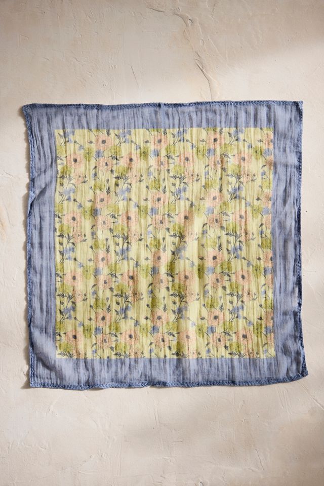 Floral Gauze Bandana #1