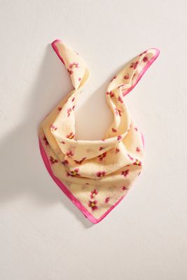 Watercolor Violets Gauze Bandana