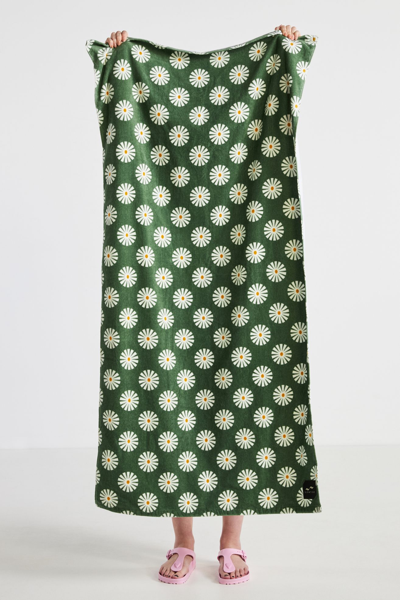Sun Dazed Beach Towel - Green, One Size