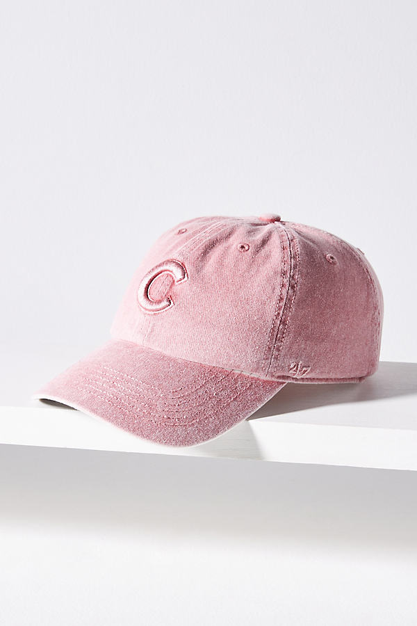 47 Cubs Washed Baseball Cap In Pink