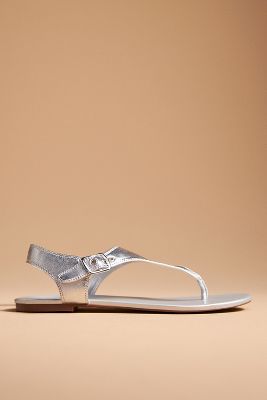 Shop Silent D Aleen Sandals In Silver
