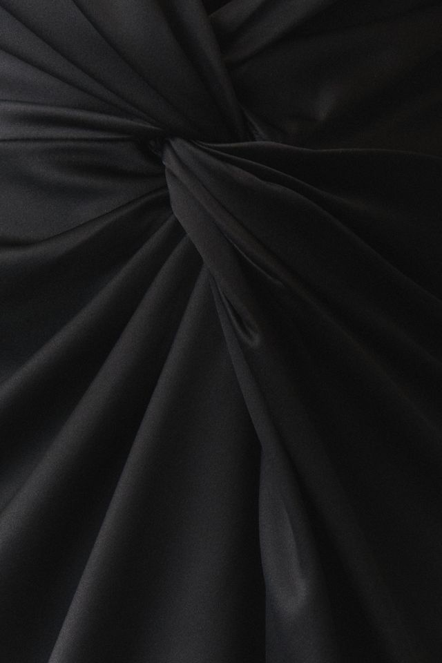 BHLDN Sabrina Stretch Satin Long-Sleeve Mini Dress #3