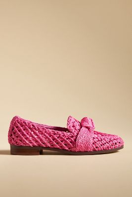 Shop Bibi Lou Woven Loafers In Pink