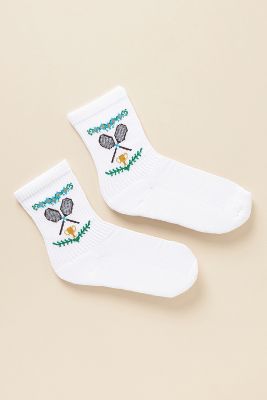 Shop American Trench Centre Court Socks In White