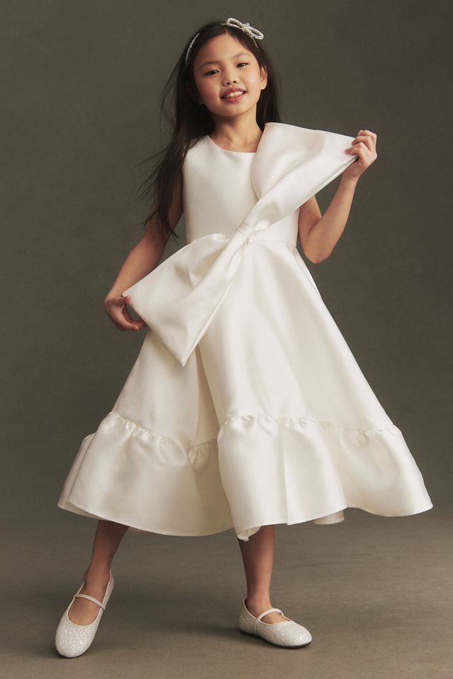 Gió Bespoke Ginevra Bow Flower Girl Dress #1