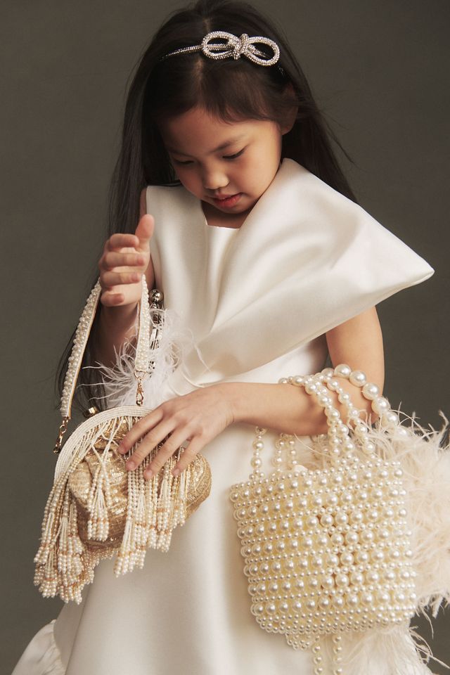 Gió Bespoke Ginevra Bow Flower Girl Dress #3