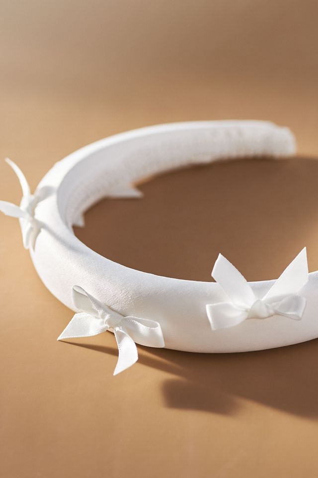 Sister Jane Rose Dove Bow Headband #1