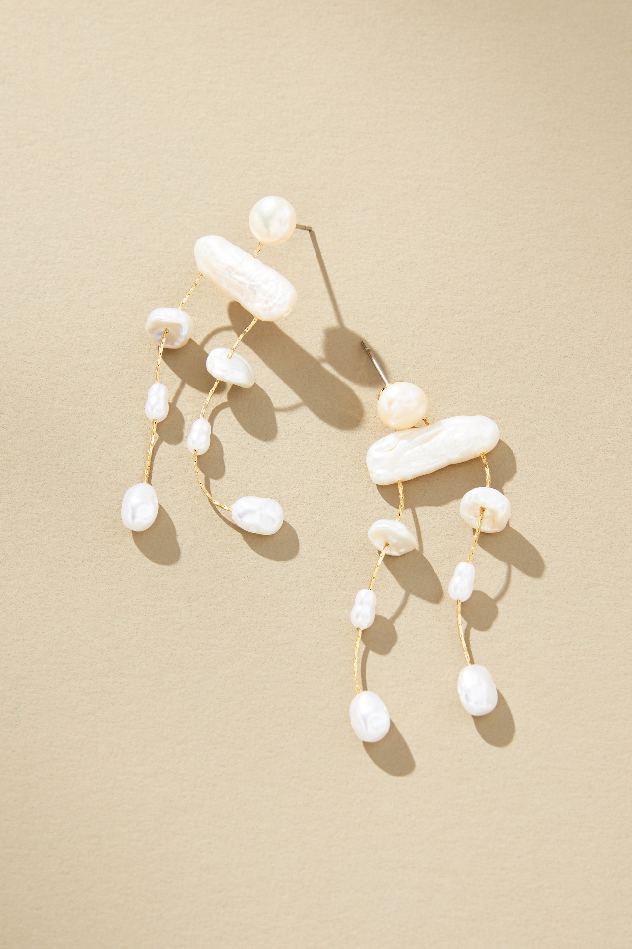 Pearl Chandelier Drop Earrings