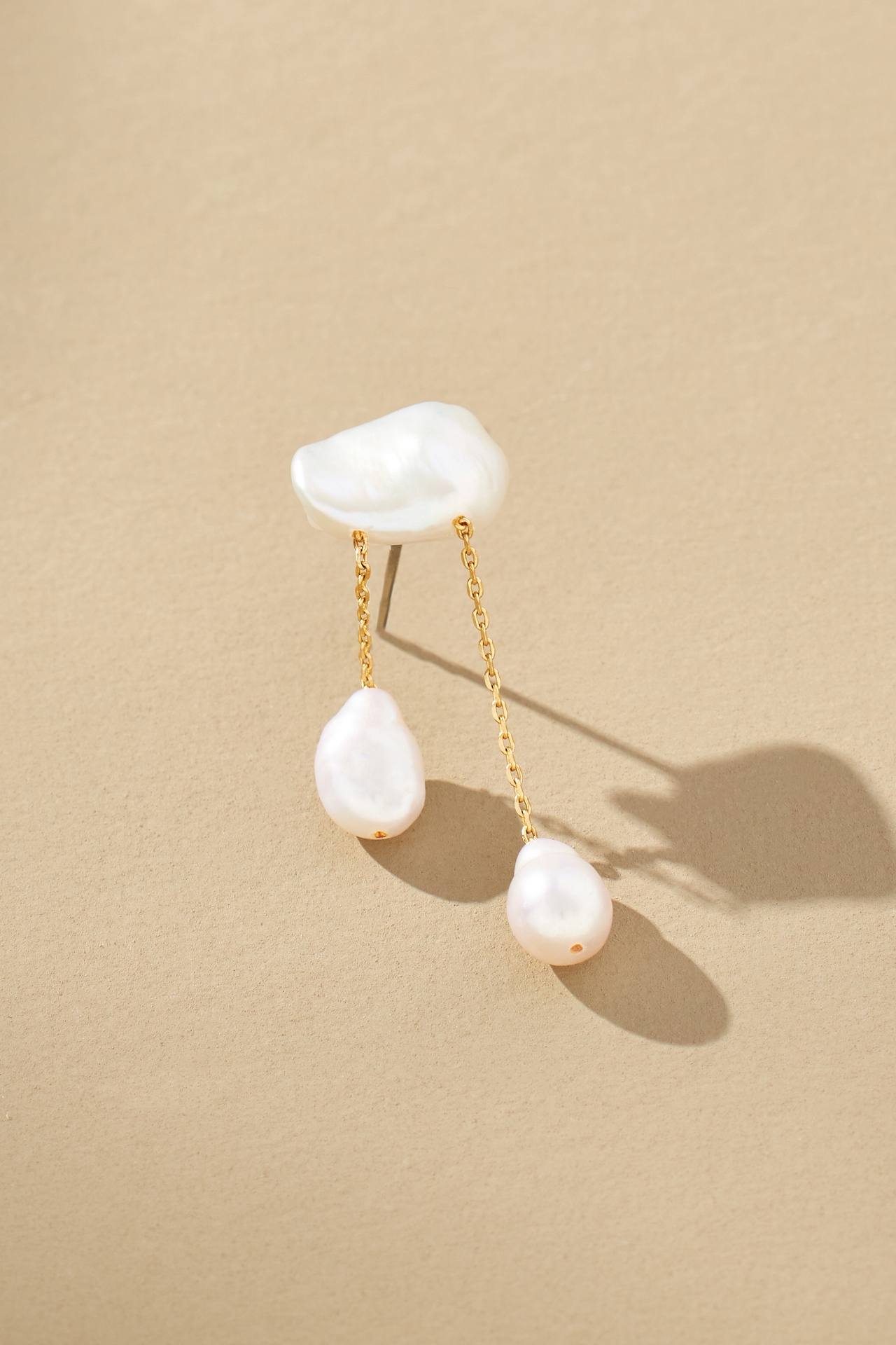 Cloud Pearl Drop Earrings