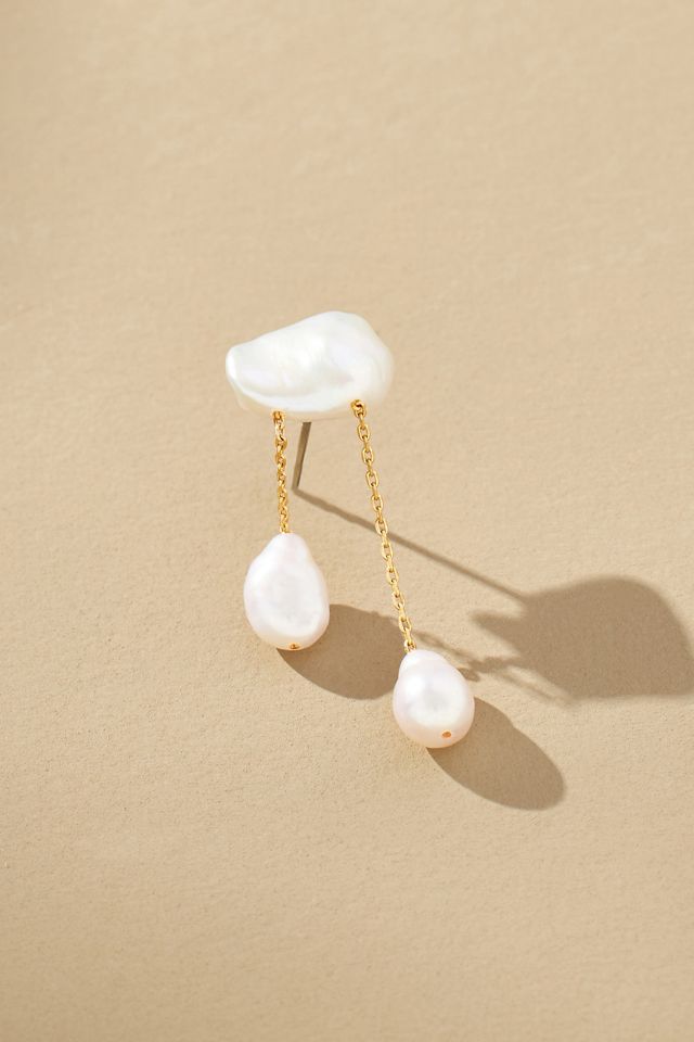 Cloud Pearl Drop Earrings #1