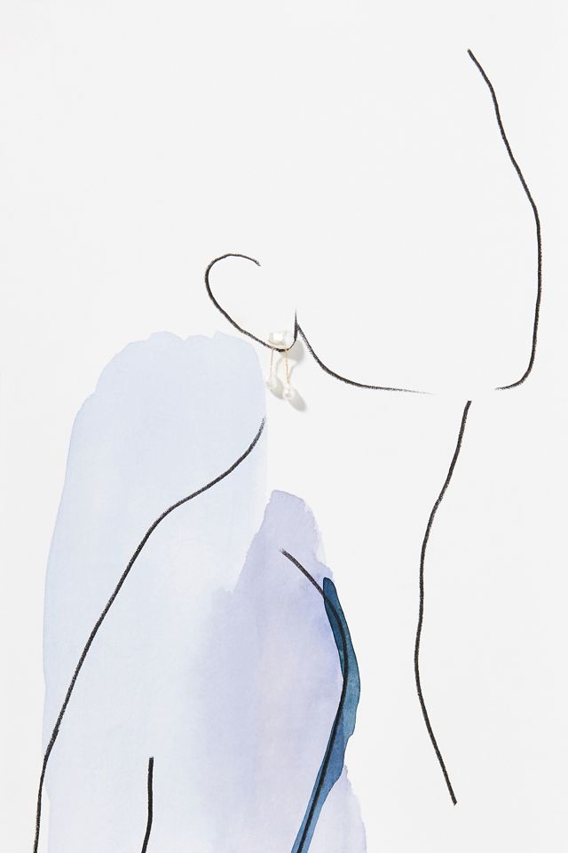 Cloud Pearl Drop Earrings #2