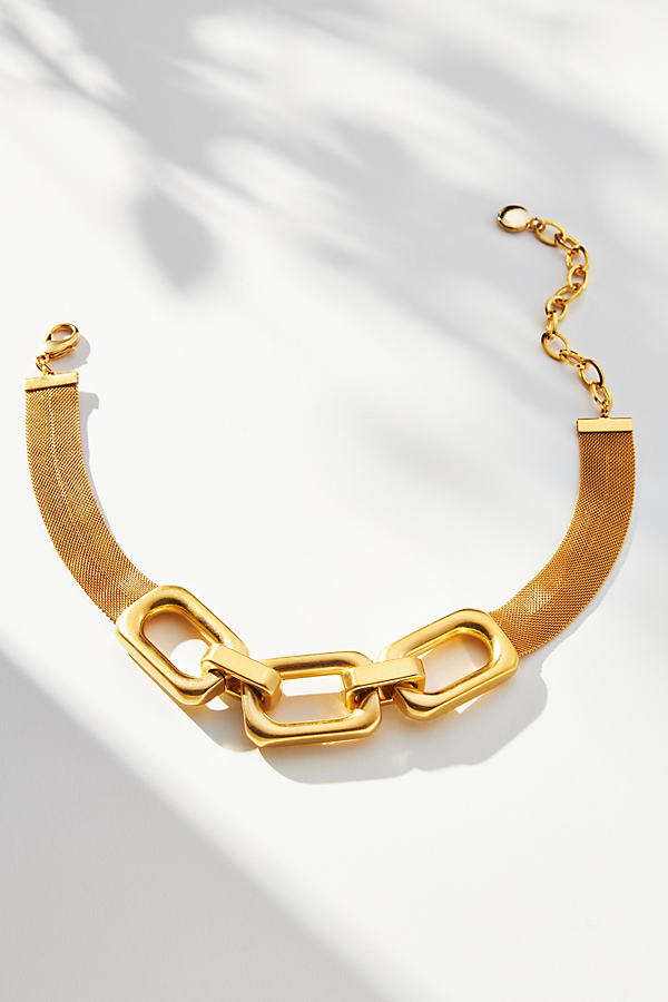 Diana Broussard Geoff Collar Necklace In Gold