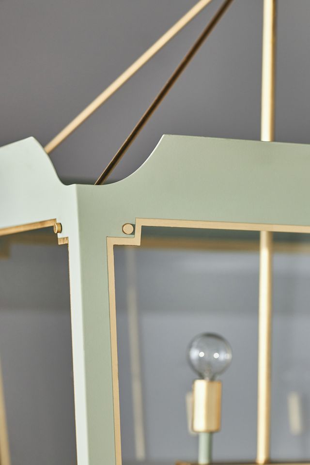 Caddo Linear Glass Metal Chandelier #2
