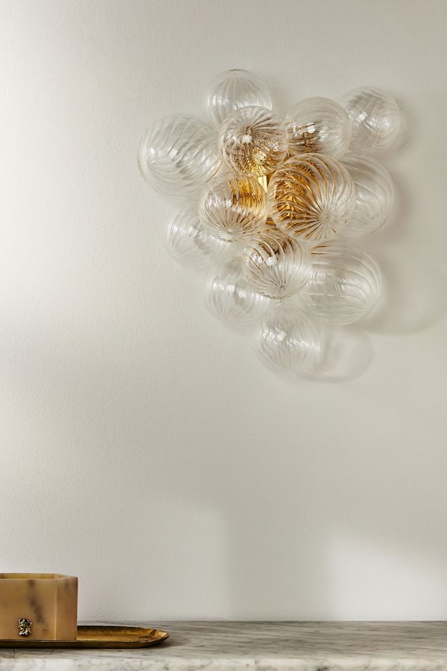 Talia Medium Glass Sconce #1