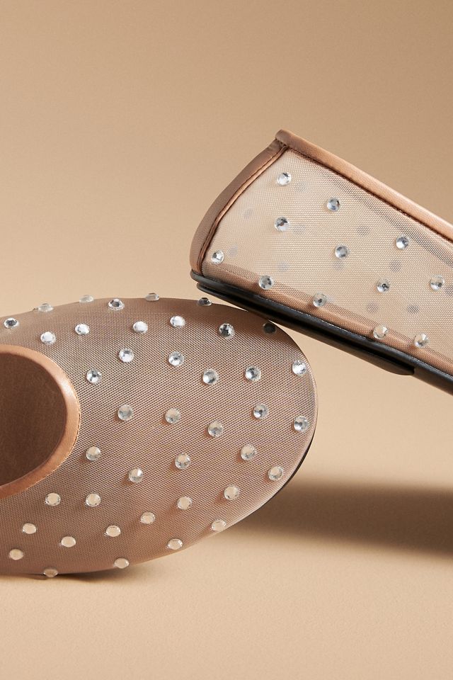 Jeffrey Campbell Swan Lake Gem Mesh Flats #2