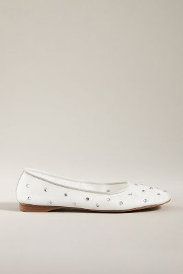 Jeffrey Campbell Gem Flats In White