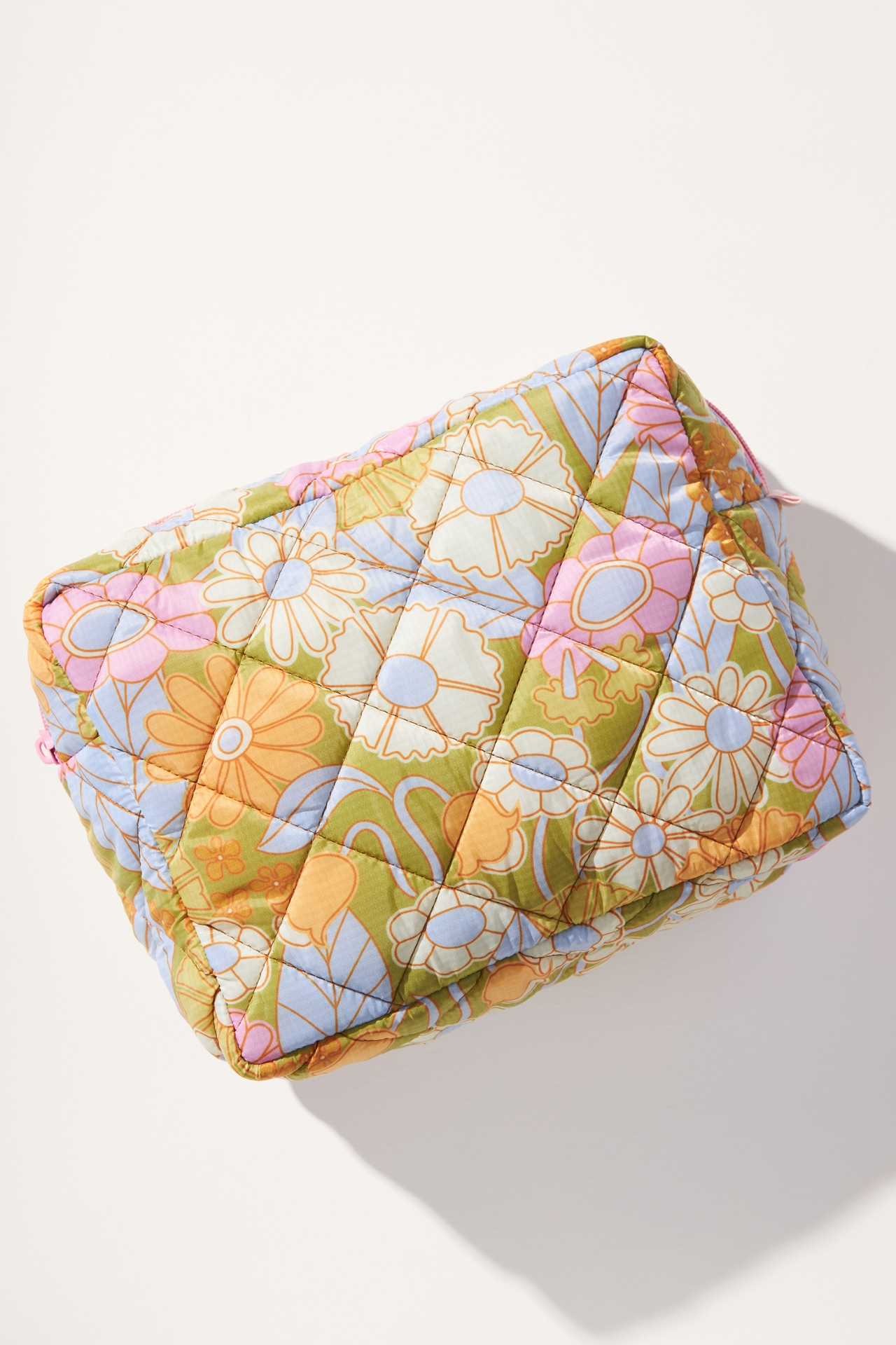 Talking Out Of Turn Large Puffy Busy Bee Makeup Bag