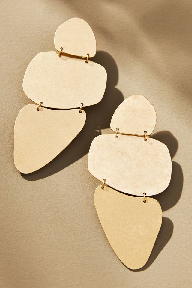 Triple Circle Drop Earrings  Anthropologie Japan - Women's